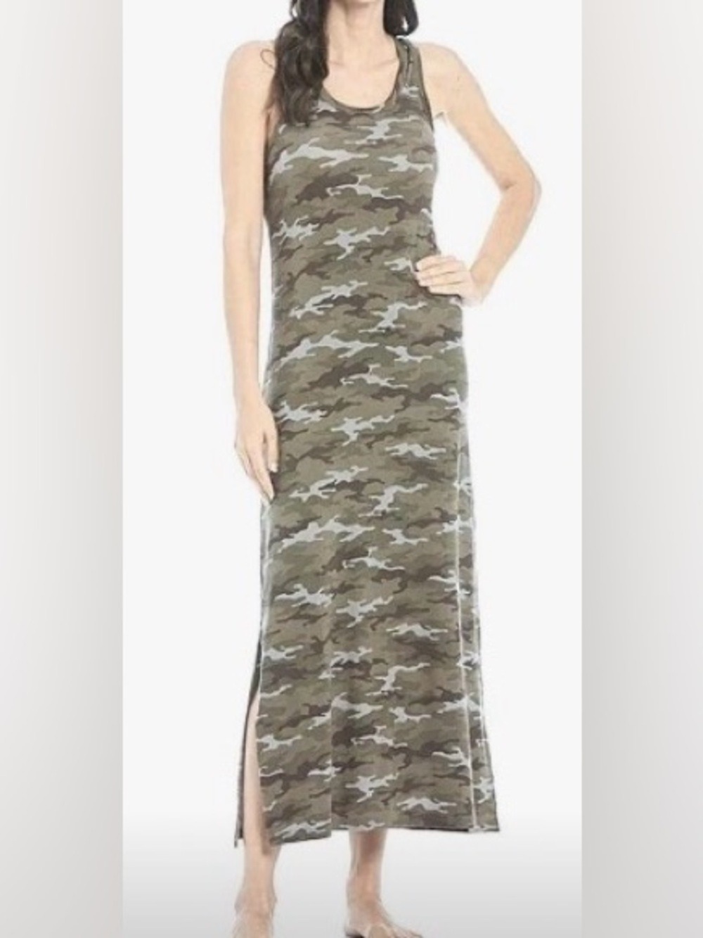 NWT Half Moon Camoflauge Lounge Dress - Size Small